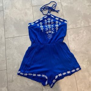 Royal Blue Romper